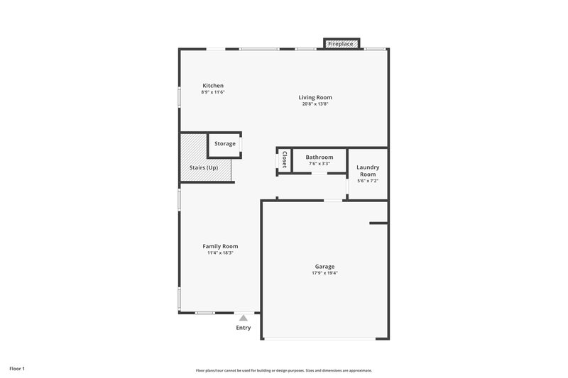 2,710/Mo, 3928 Laurel Glen Drive Raleigh, NC 27610 Floor Plan View
