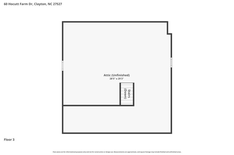 2,115/Mo, 60 Hocutt Farm Drive Clayton, NC 27527 Floor Plan View 3