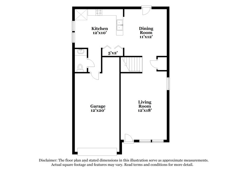 1,695/Mo, 3867 Pin Oak Road Raleigh, NC 27604 Floor Plan View