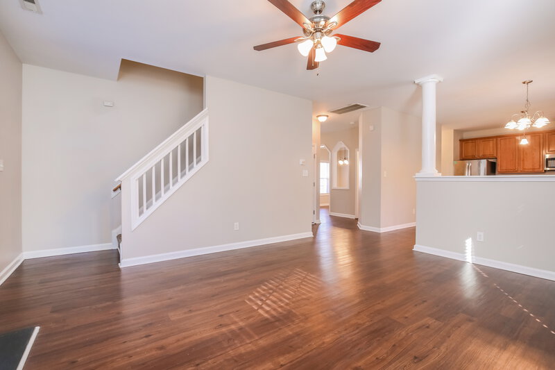 1,970/Mo, 4049 Laurel Glen Drive Raleigh, NC 27610 Living Room View 2