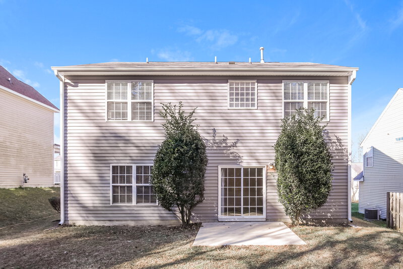 1,970/Mo, 4049 Laurel Glen Drive Raleigh, NC 27610 Rear View