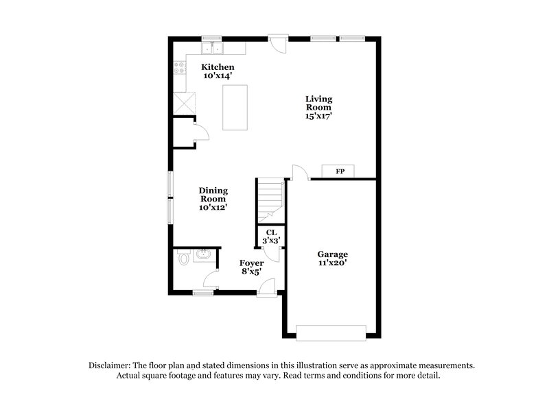 1,700/Mo, 360 Crawford Parkway Clayton, NC 27520 Floor Plan View