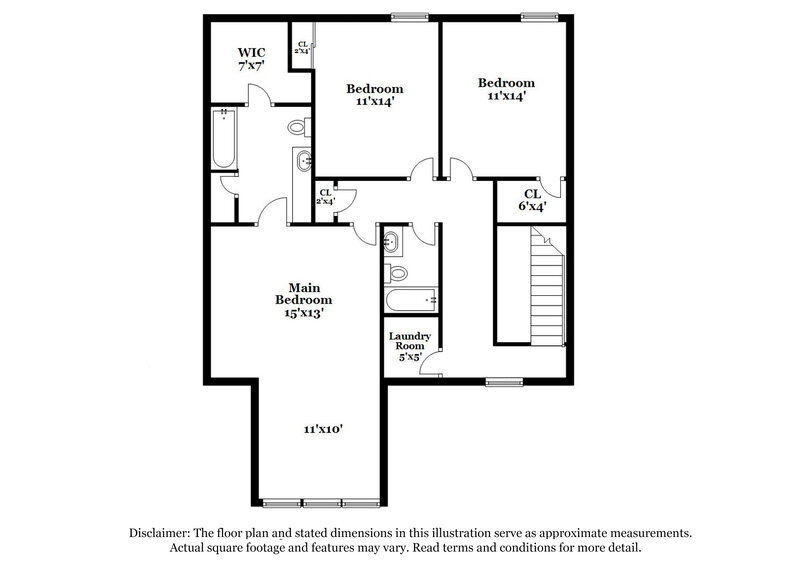 2,085/Mo, 4453 Cardinal Grove Boulevard Raleigh, NC 27616 Floor Plan View 2