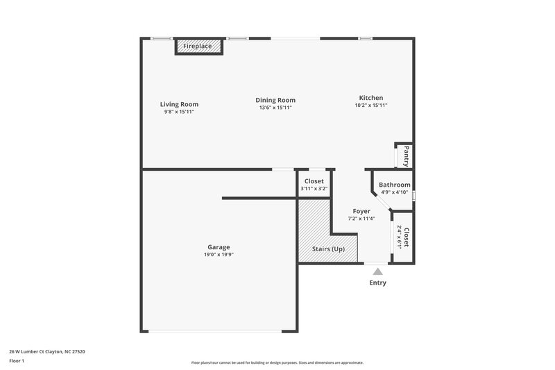 0/Mo, 26 W Lumber Court Clayton, NC 27520 Floor Plan View