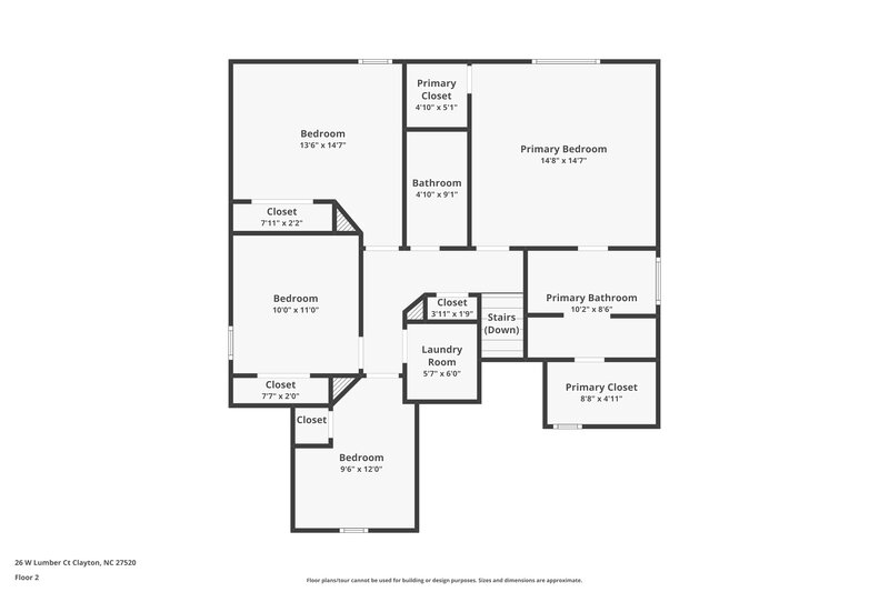 0/Mo, 26 W Lumber Court Clayton, NC 27520 Floor Plan View 2