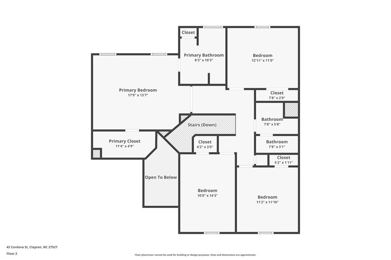 2,135/Mo, 42 Cordova St Clayton, NC 27527 Floor Plan View 2