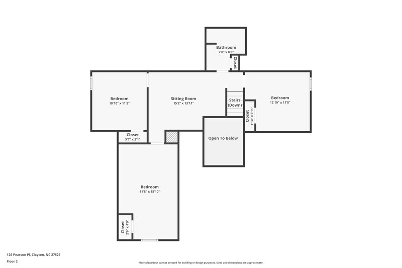 1,960/Mo, 125 Pearson Place Clayton, NC 27527 Floor Plan View 2