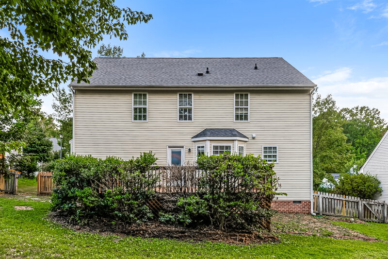 2,455/Mo, 6412 Willowlawn Dr Wake Forest, NC 27587 Rear View
