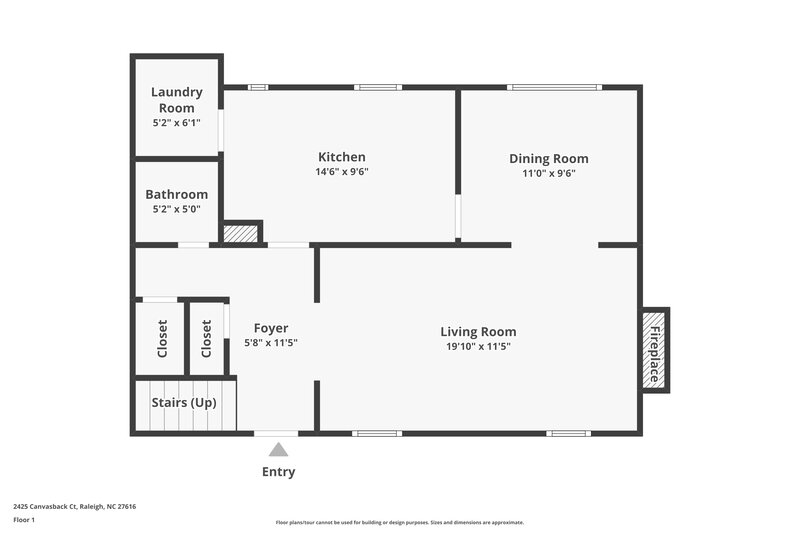 2,700/Mo, 2425 Canvasback Court Raleigh, NC 27616 Floor Plan View 2