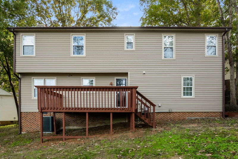 2,700/Mo, 2425 Canvasback Court Raleigh, NC 27616 Rear View