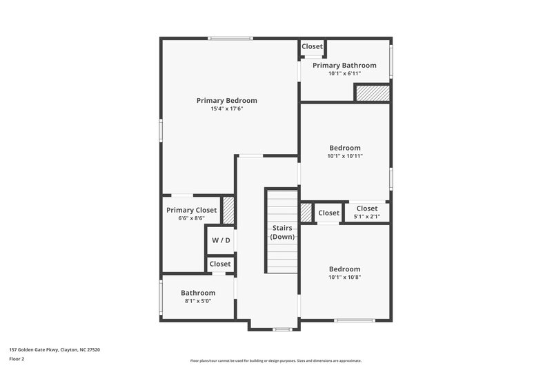 2,780/Mo, 157 Golden Gate Parkway Clayton, NC 27520 Floor Plan View 2