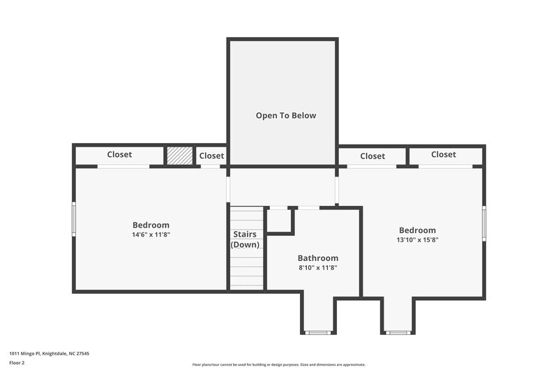 2,000/Mo, 1011 Mingo Pl Knightdale, NC 27545 Floor Plan View