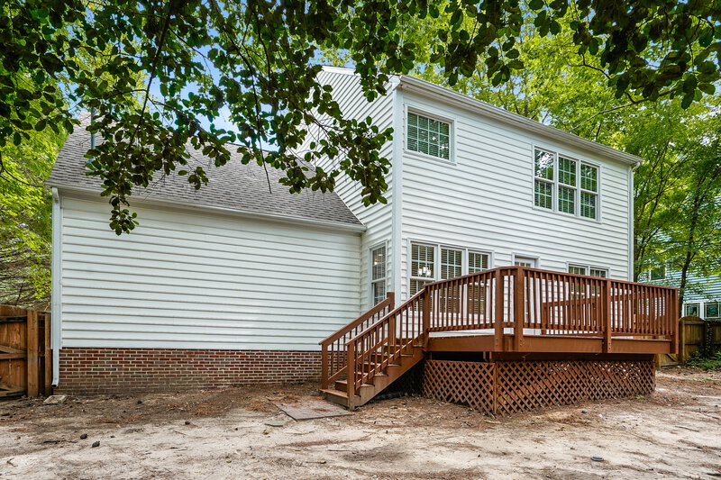 2,425/Mo, 4936 Bivens Dr Raleigh, NC 27616 Rear View