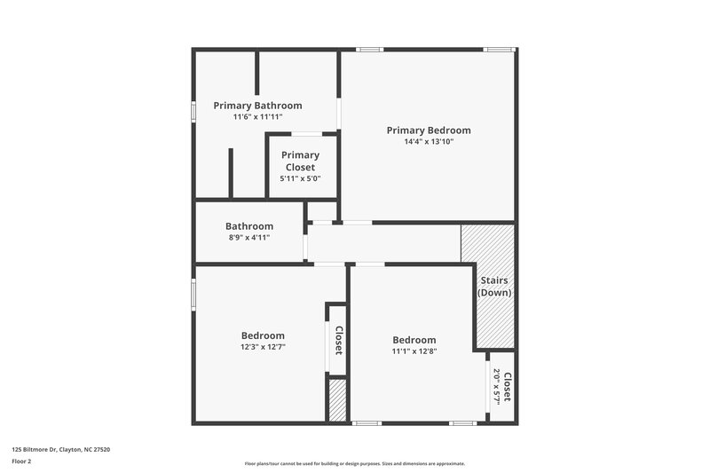 1,845/Mo, 125 Biltmore Dr Clayton, NC 27520 Floor Plan View 2