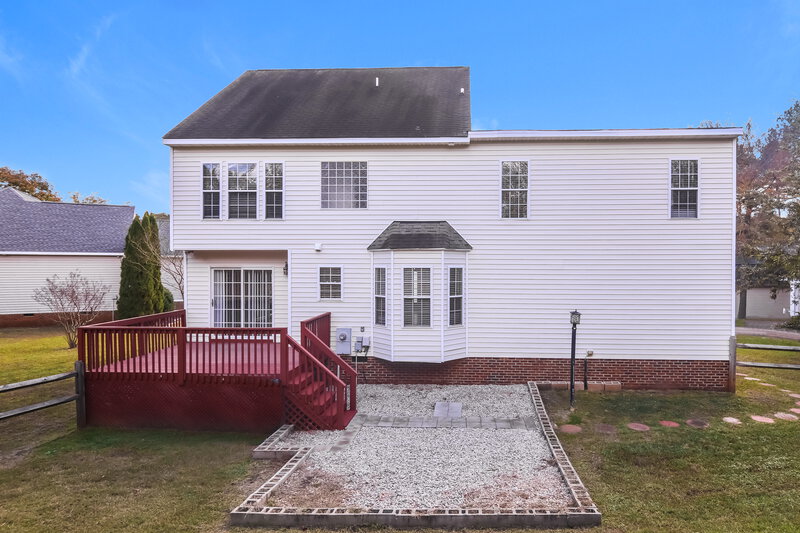 2,000/Mo, 128 Pondfield Ct Clayton, NC 27527 Rear View