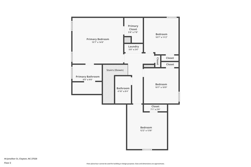 2,030/Mo, 44 Jonalker Court Clayton, NC 27520 Floor Plan View 2