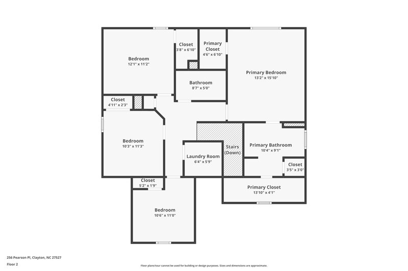 2,045/Mo, 256 Pearson Place Clayton, NC 27527 Floorplan View 2