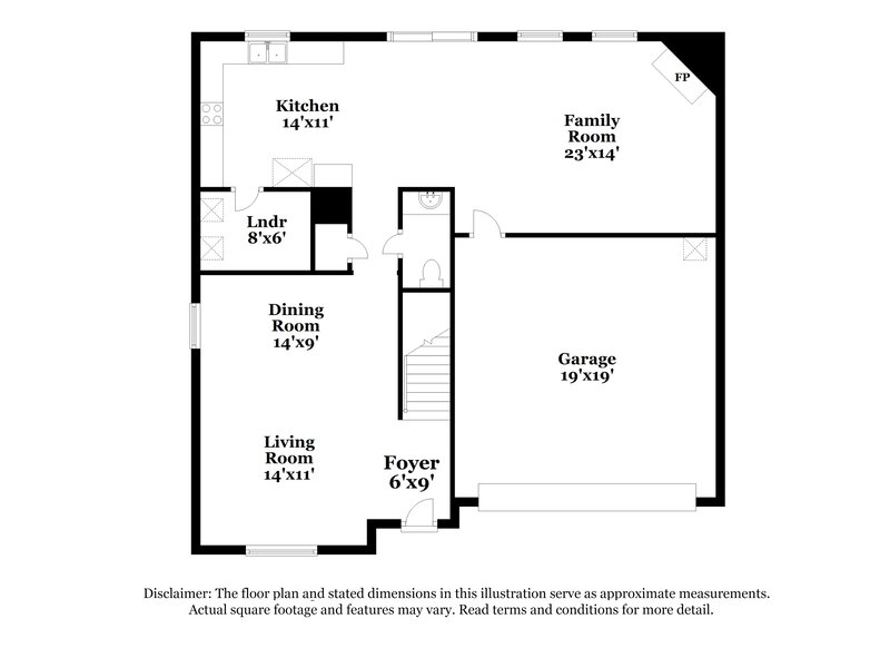 1,880/Mo, 6009 Softwind Dr Clayton, NC 27520 Floor Plan View