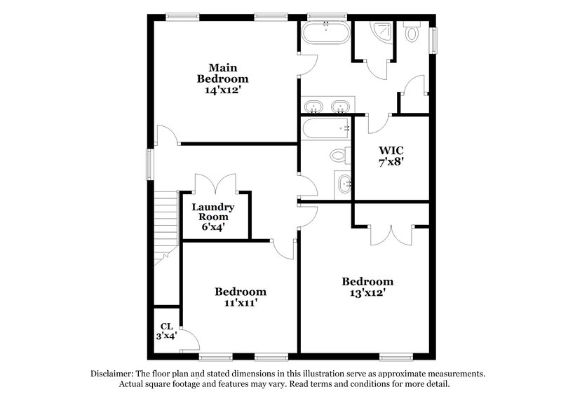 2,060/Mo, 108 W Webber Lane Clayton, NC 27527 Floor Plan View