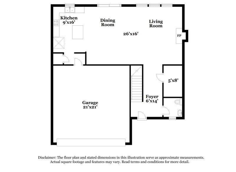 1,860/Mo, 121 Hansen Run Clayton, NC 27527 Floor Plan View