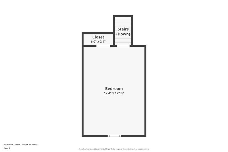 1,825/Mo, 2004 Olive Tree Ln Clayton, NC 27520 Floor Plan View 2