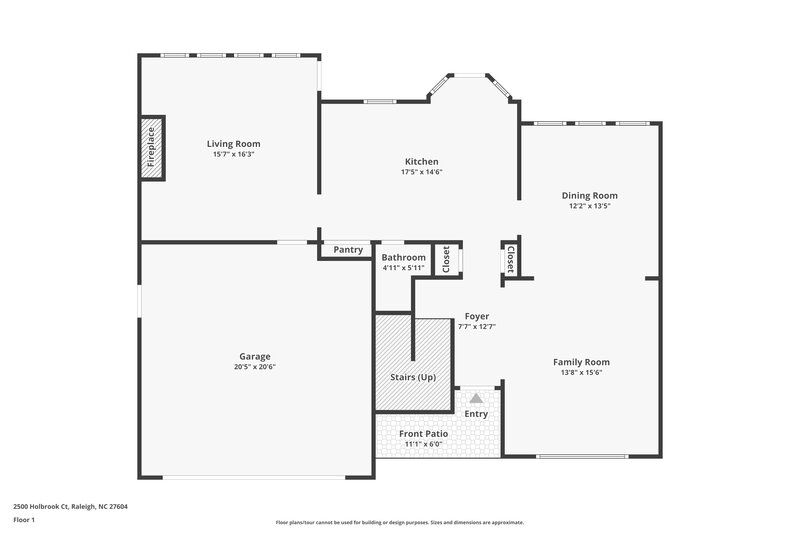 2,165/Mo, 2500 Holbrook Ct Raleigh, NC 27604 Floor Plan View