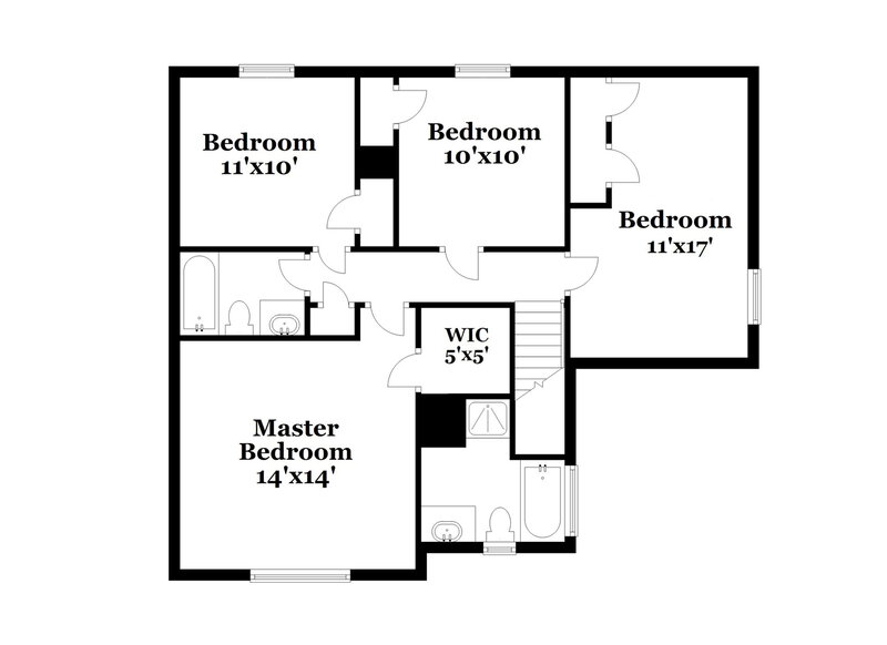 2,390/Mo, 3408 Mogollon Ct Raleigh, NC 27610 Floorplan View 2