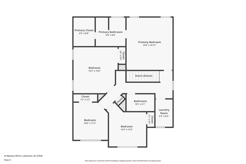 2,015/Mo, 53 Mystery Hill Ct Clayton, NC 27520 Floor Plan View 2