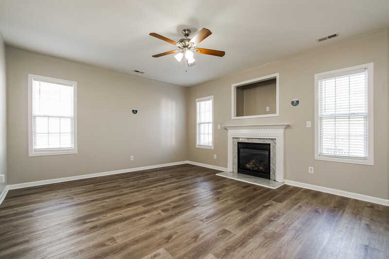 1,925/Mo, 6818 Spanglers Spring Way Raleigh, NC 27610 Living Room View
