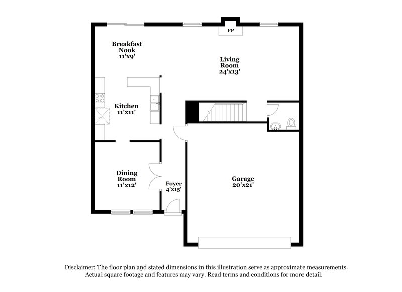 3,060/Mo, 3640 Tule Spring St Raleigh, NC 27610 Floor Plan View
