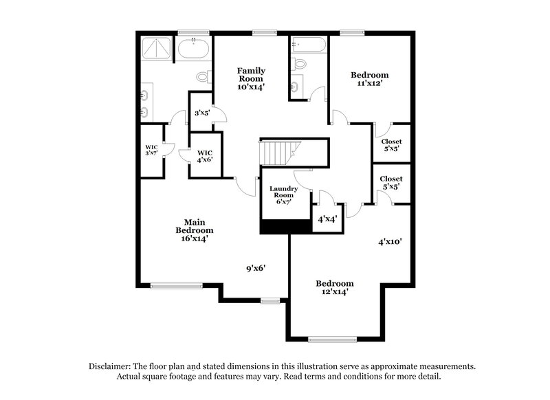 3,060/Mo, 3640 Tule Spring St Raleigh, NC 27610 Floor Plan View 2