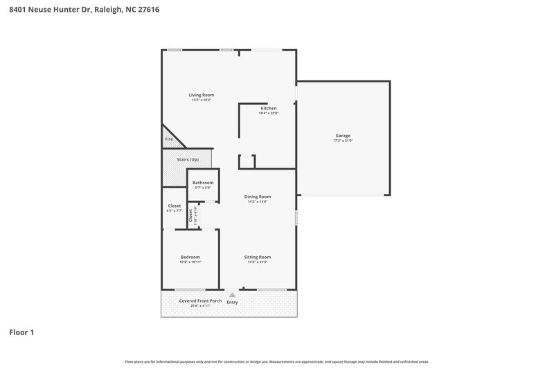0/Mo, 8401 Neuse Hunter Dr Raleigh, NC 27616 Floor Plan View