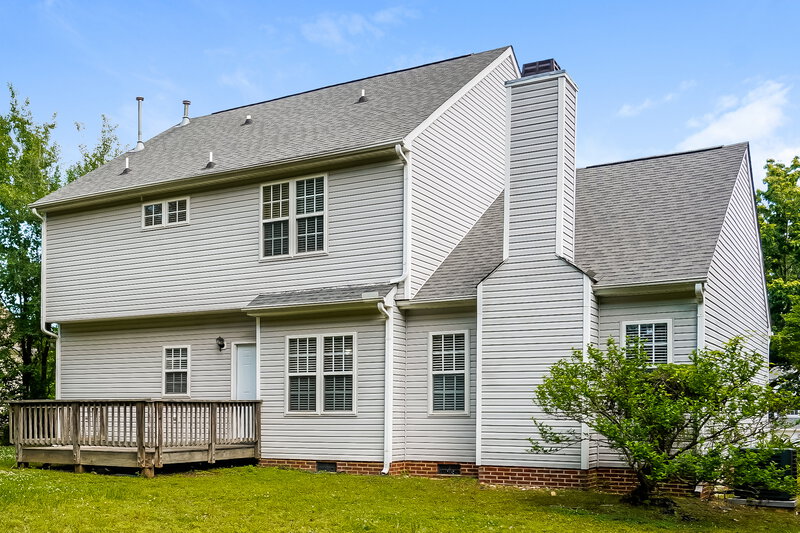2,160/Mo, 9621 White Carriage Dr Wake Forest, NC 27587 Rear View