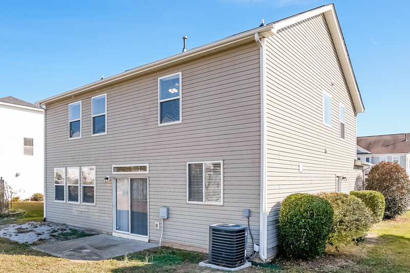 1,900/Mo, 3412 Opequon Dr Raleigh, NC 27610 Rear View