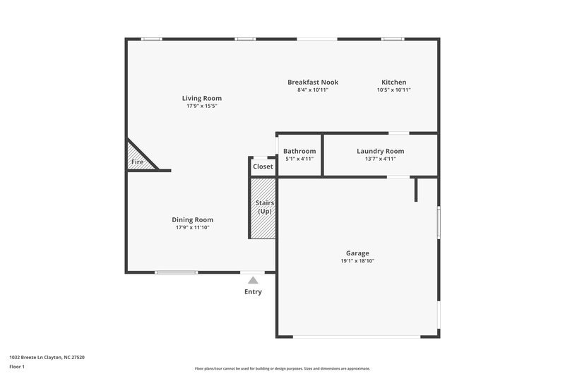 2,590/Mo, 1032 Breeze Ln Clayton, NC 27520 Floor Plan View