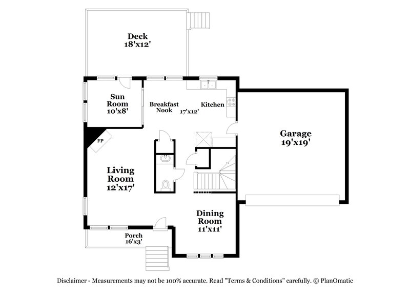 2,050/Mo, 113 River Hills Dr Clayton, NC 27527 Floor Plan View