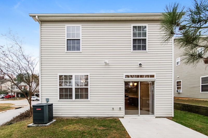 1,915/Mo, 3651 Marshlane Way Raleigh, NC 27610 Rear View