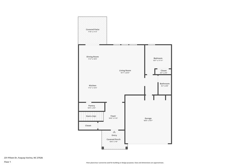 2,410/Mo, 231 Pilsen Dr Fuquay Varina, NC 27526 Floor Plan View