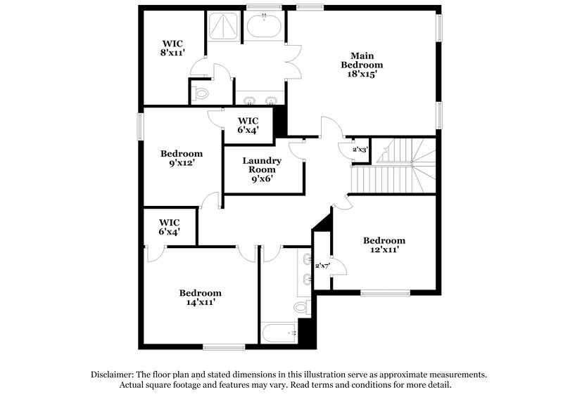 2,465/Mo, 339 Airedale Trail Garner, NC 27529 Floor Plan View 2