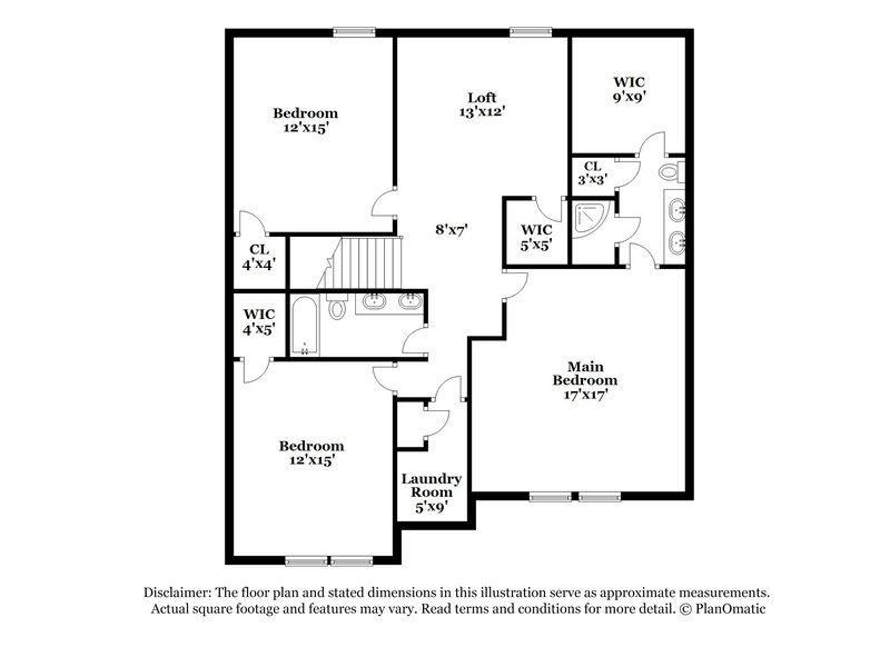 1,825/Mo, 123 Prairie St Clayton, NC 27527 Floorplan View 2