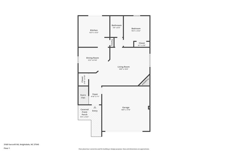 1,920/Mo, 3168 Varcroft Rd Knightdale, NC 27545 Floor Plan View
