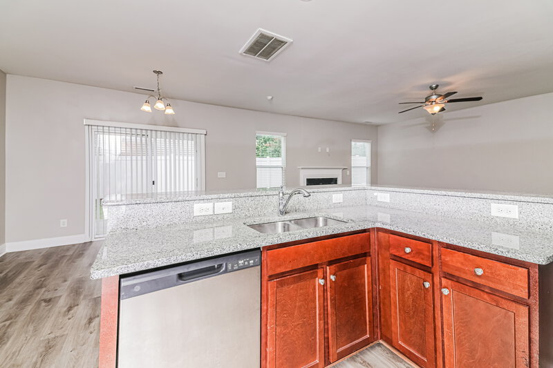 2,205/Mo, 3600 Sunbright Ln Raleigh, NC 27610 Kitchen View 2