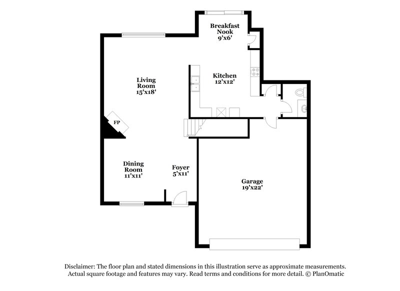 2,195/Mo, 5716 Enoree Ln Raleigh, NC 27616 Floor Plan View
