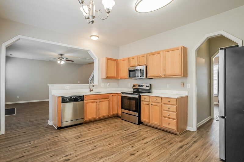 1,995/Mo, 8621 Boysenberry Ln Raleigh, NC 27616 Kitchen View 2