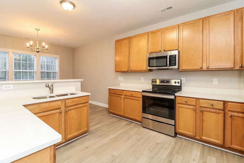 2,005/Mo, 3213 Rendezvous Dr Raleigh, NC 27610 Kitchen View 2