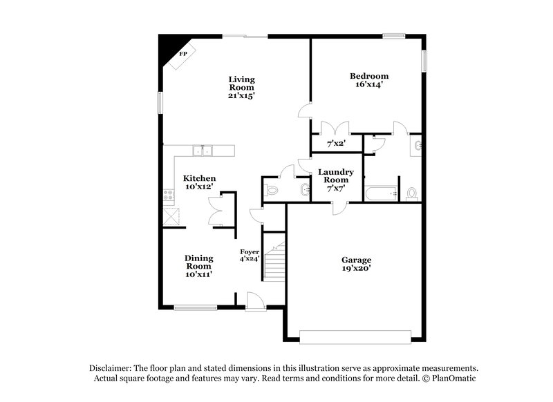 2,470/Mo, 1308 Hosmer Ct Wake Forest, NC 27587 Floorplan View