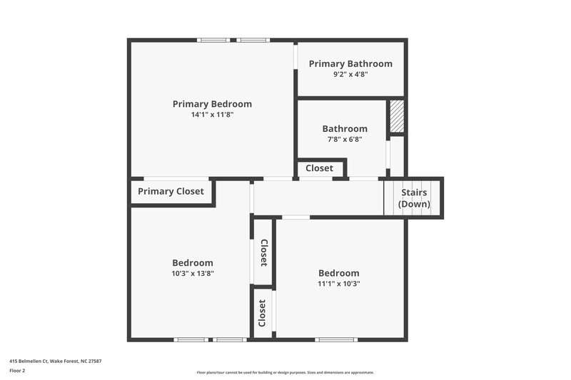 2,830/Mo, 415 Belmellen Ct Wake Forest, NC 27587 Floor Plan View 3