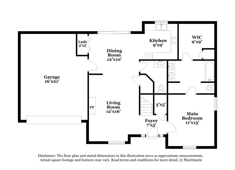 3,490/Mo, 4801 Morecambe Way Apex, NC 27539 Floor Plan View