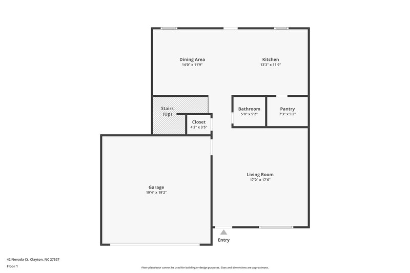 2,265/Mo, 42 Nevada Ct Clayton, NC 27527 Floorplan View