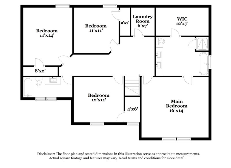 2,190/Mo, 19 Tang Cir Garner, NC 27529 Floor Plan View